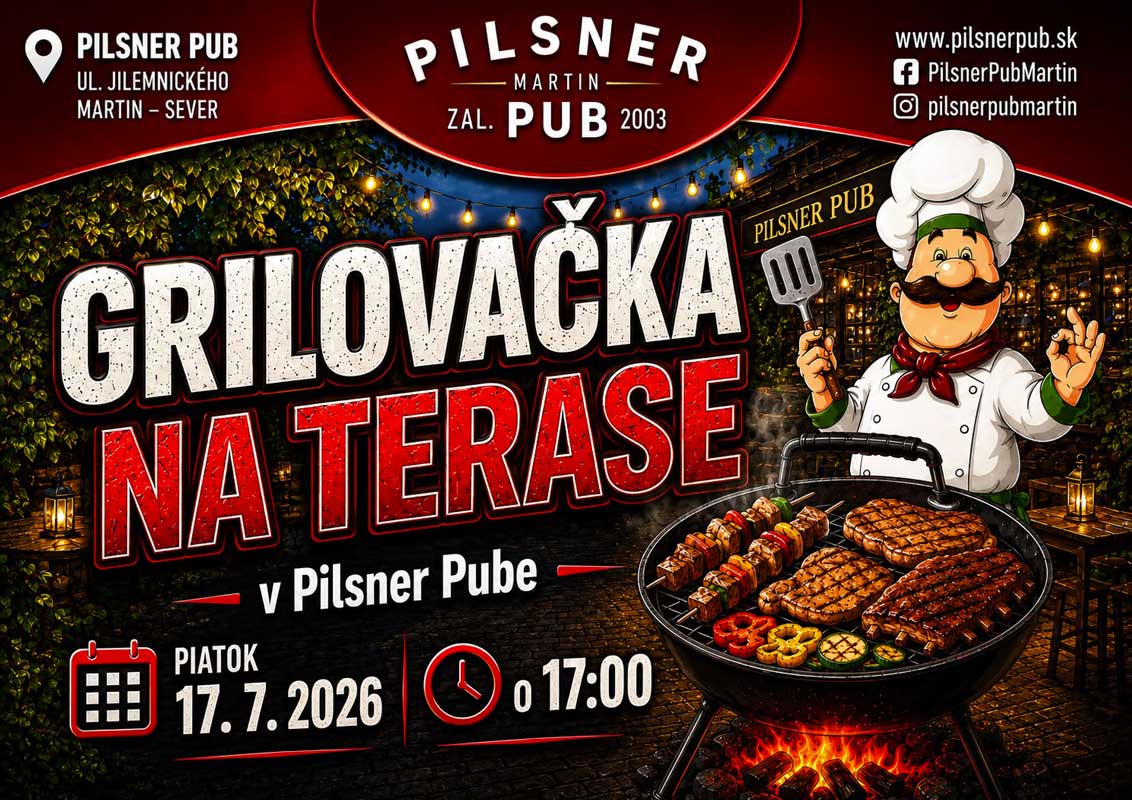 Grilovačka na terase – 17. 07. 2026